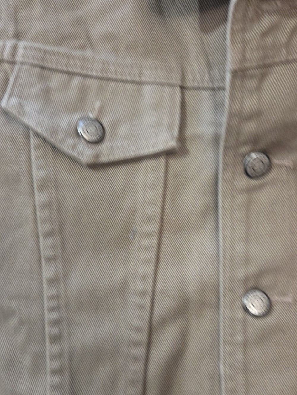 Unbranded Women's Tan Sleeveless Denim-Style Vest - Picture 4 of 7